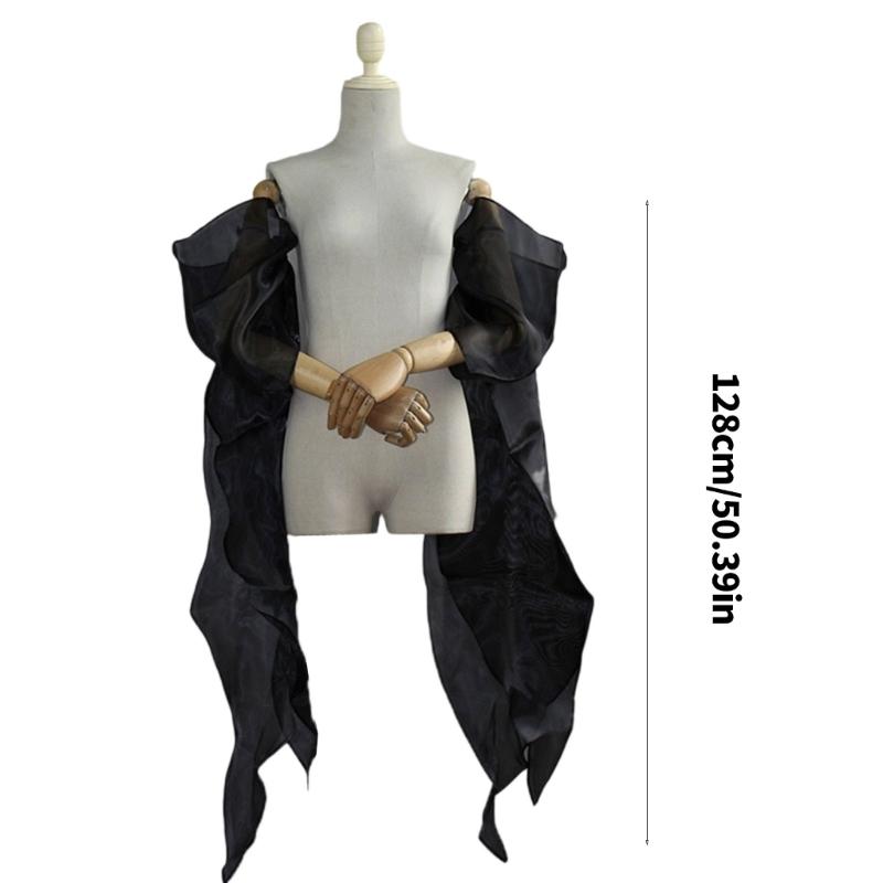 Elegant Bridal Sleeves Sheer Floating Ribbon Sleeves Arm Coverage Wedding Accessory For Bride Comfortable To Wear