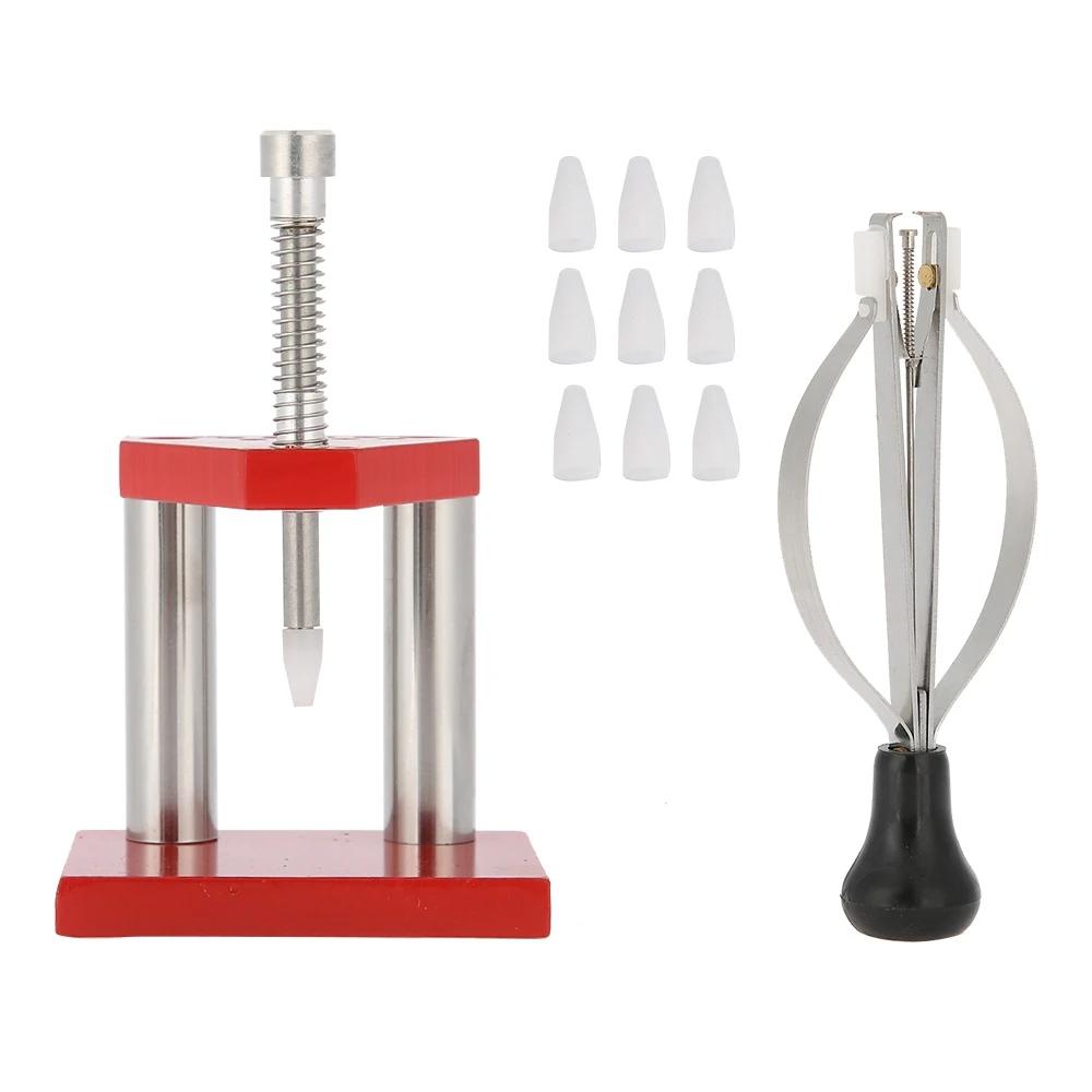 

Съемник для плунжера часовой стрелки, открывалка, набор ручек из легированной стали, инструмент для ремонта часов, инструменты для часовщика, инструменты для снятия часовой стрелки