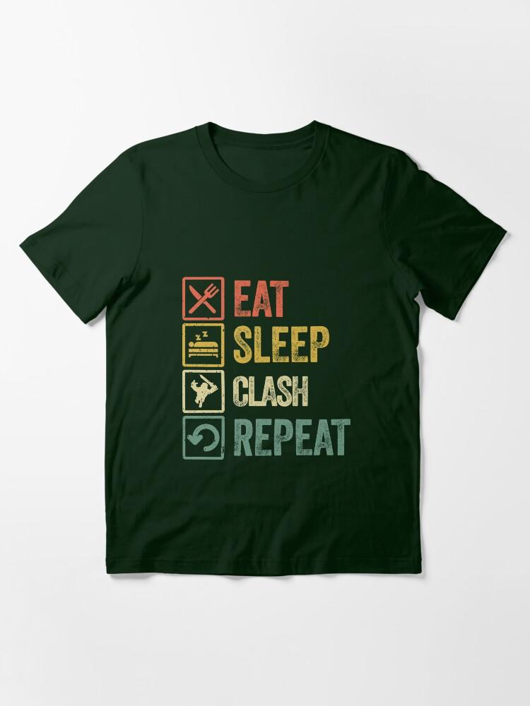 The Clash Funny eat sleep clash repeat retro vintage Essential T-Shirt