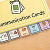 Basic Needs Communication Cards Set Visual Aid Flash Cards for Non-Verbal Speech Delay Portable Picture Exchange System for Special Education
