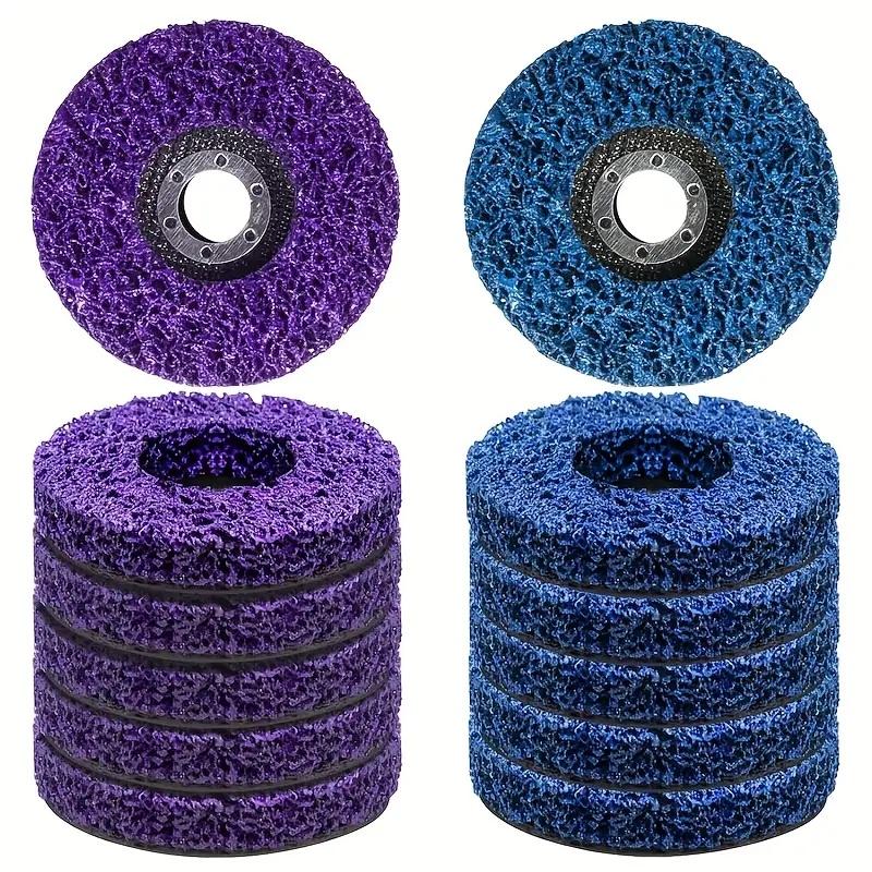 1Pc 125mm Coral Disc Poly Strip Disc Grinder Strip Disc Abrasive Wheel Paint Rust Removal Clean For Angle Grinder