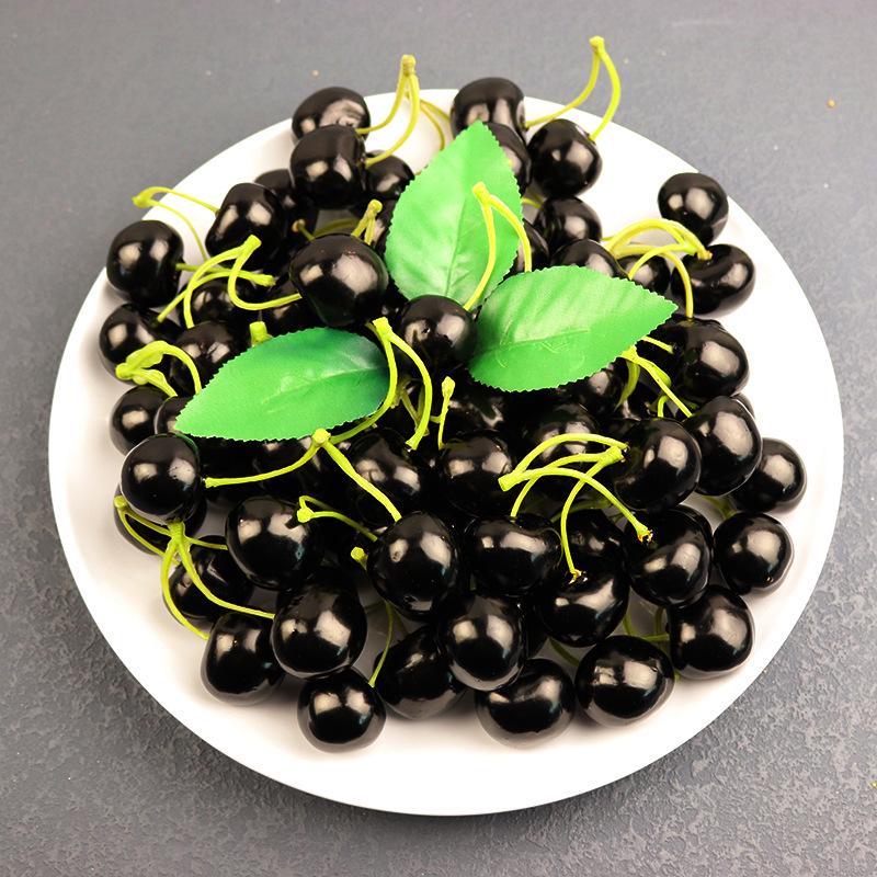 Artificial Fruit Props: Cherries, Lemon, Orange, Banana, Apple