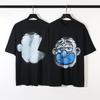 2025 Summer and Autumn Fun and Trendy Printed T-shirt Loose and Casual Short-sleeved Men's and Women's Sportswear Top 02