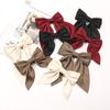 Solid Color Satin Ribbon Big Bows Hairpin Duckbilled Clip Hair Accessories For Women Girls Trendy Korean Summer Hair Accessories