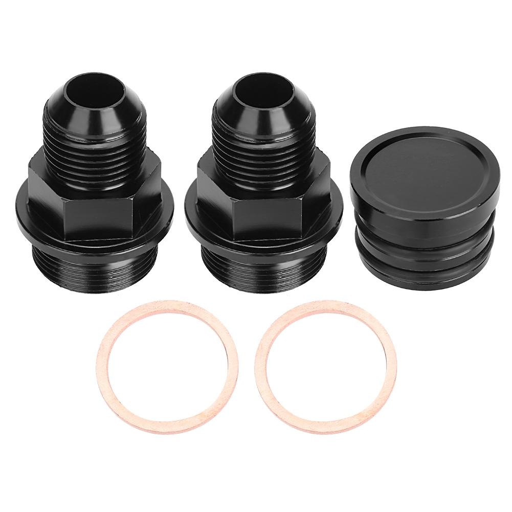 

Маслоуловитель Задний Блок Сапун Заглушка и Фитинги M28 10AN Подходит для Honda B16 B18C