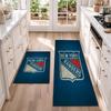 New York Rangers Flannel Kitchen Floor Mat – Non-Slip, Absorbent and Easy to Clean Suitable for Kitchens, Entryways Bedroomsand Bathrooms