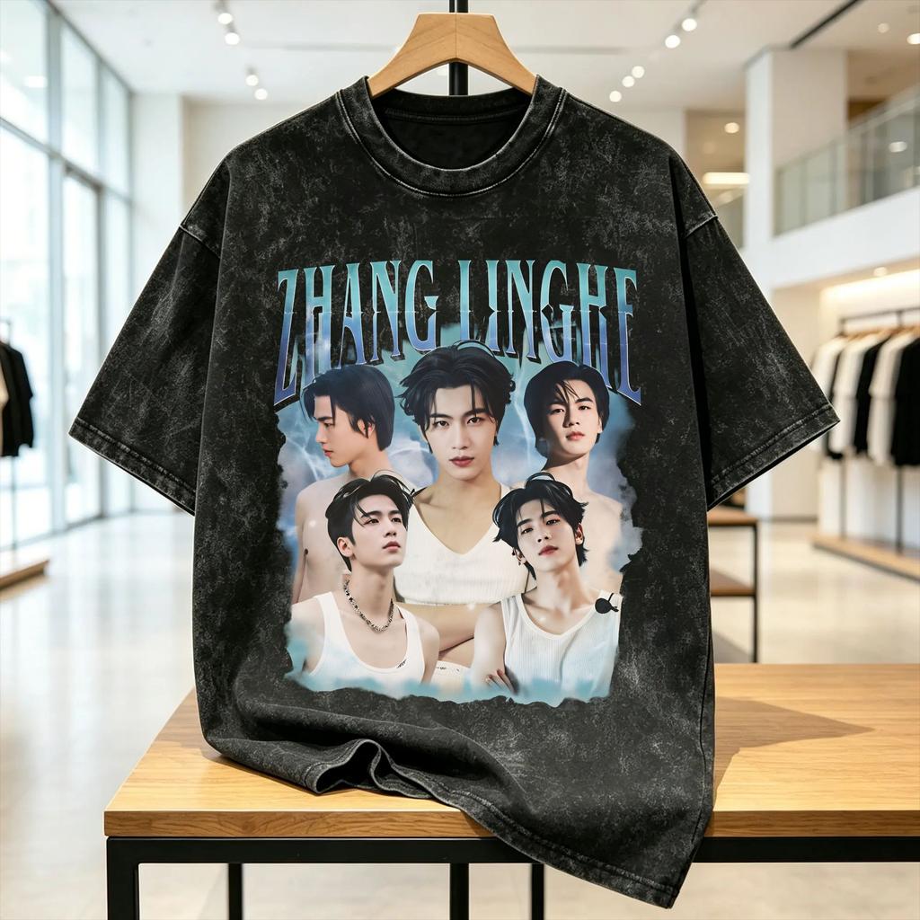 Pursuit of Jade Zhu Yu T Shirt Zhanglinhe Hippie T-Shirts Short Sleeve Vintage Tops Summer Casual Crewneck Oversized Top Tees