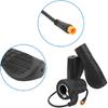 Joyzan Half Twist Throttle, 20X Electric Bike Right Handle Conversion Kit Ebike Scooter Grip Parts Waterproof Universal Speed Modified Drive Motor