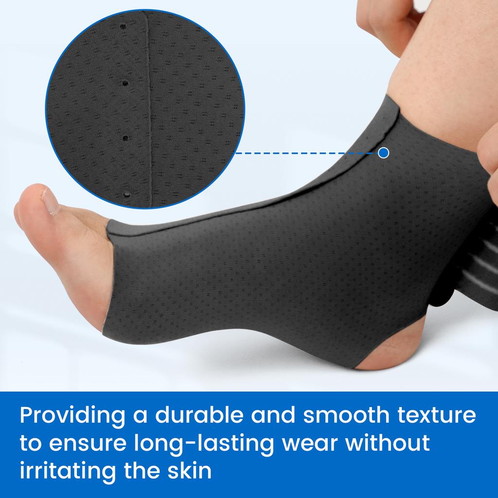 Velpeau Ankle Support Brace, Ankle Compression Sleeve With Adjustable Strap For Sports, Running, Cycling And Plantar Fasciitis