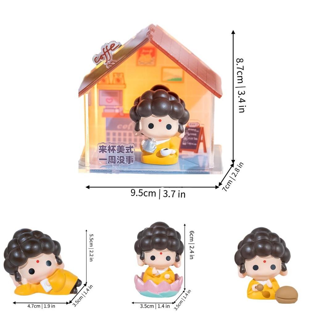 Adorable Chinese Style Cartoon Buddha Car Hanging Ornament For Home Decoration