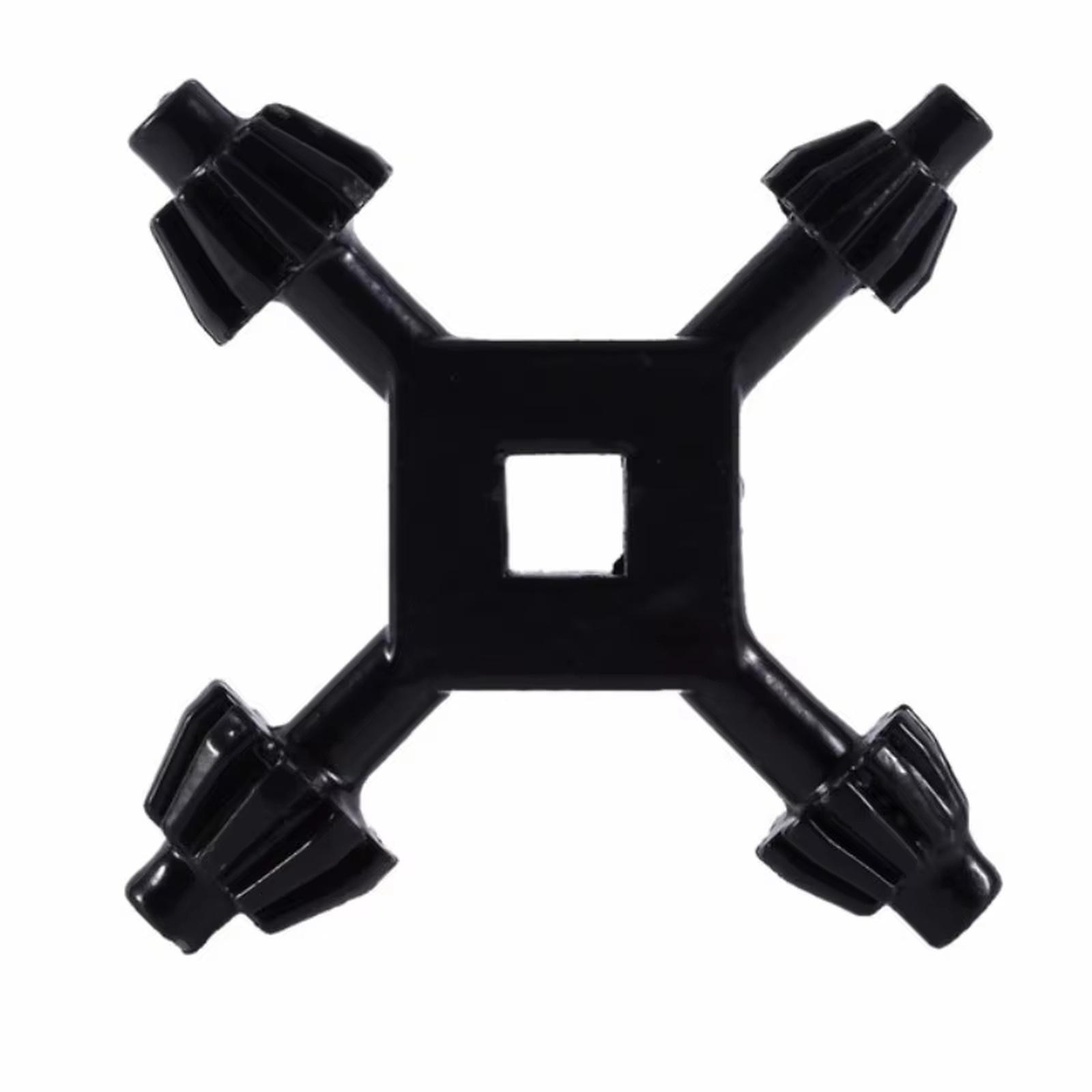 

Набор 4 в 1 Универсальный многофункциональный ручной дрель Патрон с ключом Четыре головки Электродрель Уличный портативный гаджет One Size