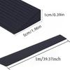 1PC 1m/39.37inch Multi Purpose Ramp Mat Door Threshold Ramp Self Adhesive Durable Non Slip Suitable for Robotic Vacuums Home Acc