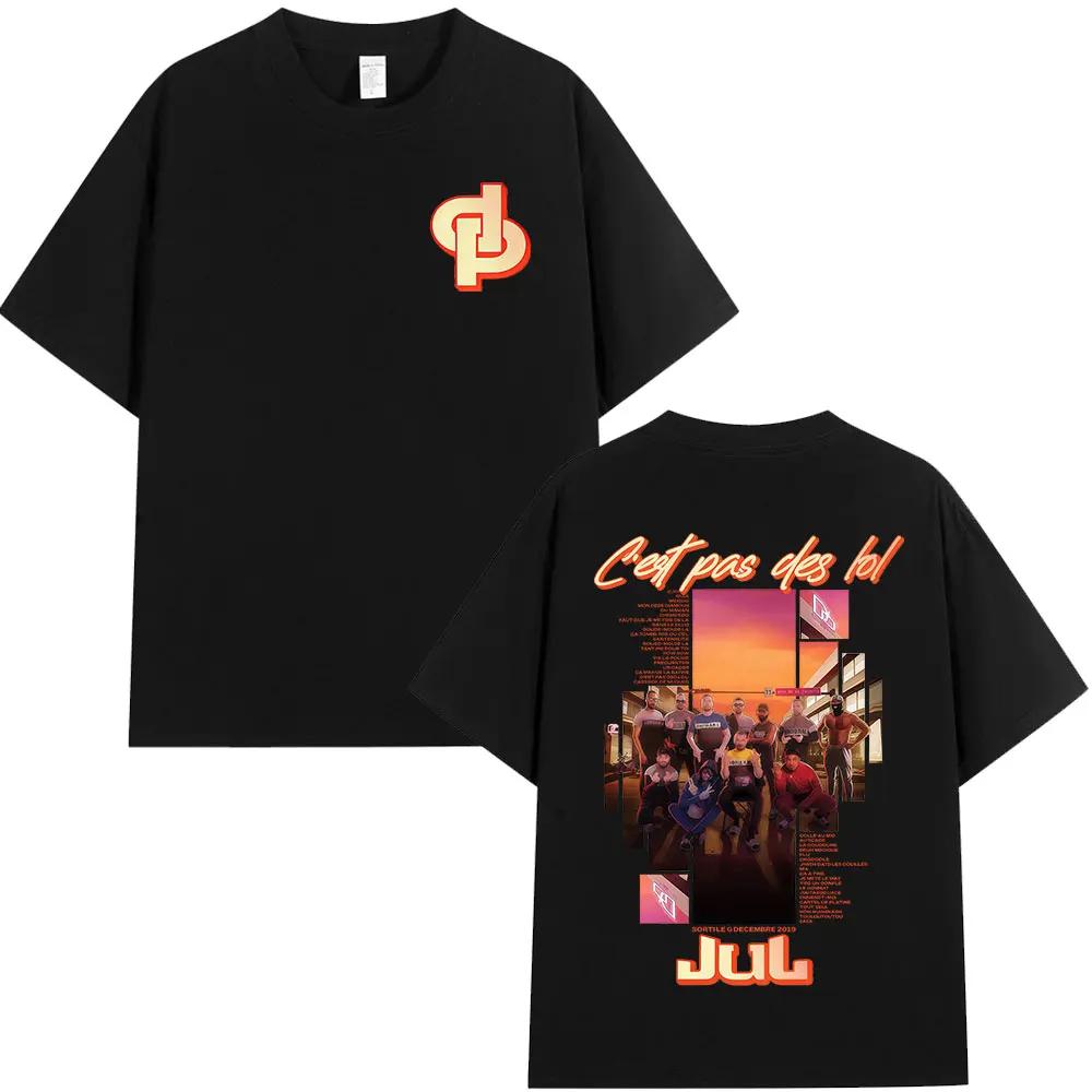 Rapper Jul Graphic T Shirt Unisex Women Clothing Fashion Hip Hop Tshirt Casual High Quality Cotton Short Sleeve Oversized Tshirts