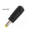 DC Plug Connectors Male To Female Connector 5.5x2.5MM 5.5x1.7MM 3.5x1.35MM 4.0x1.7MM 4.8x1.7MM 6.0x3.0MM DC Jacks For Laptops