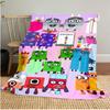 Number Blocks Plush Blanket Soft Comfortable All Seasons Perfect Gift Couch Office Nap Outdoor Travel Blanket