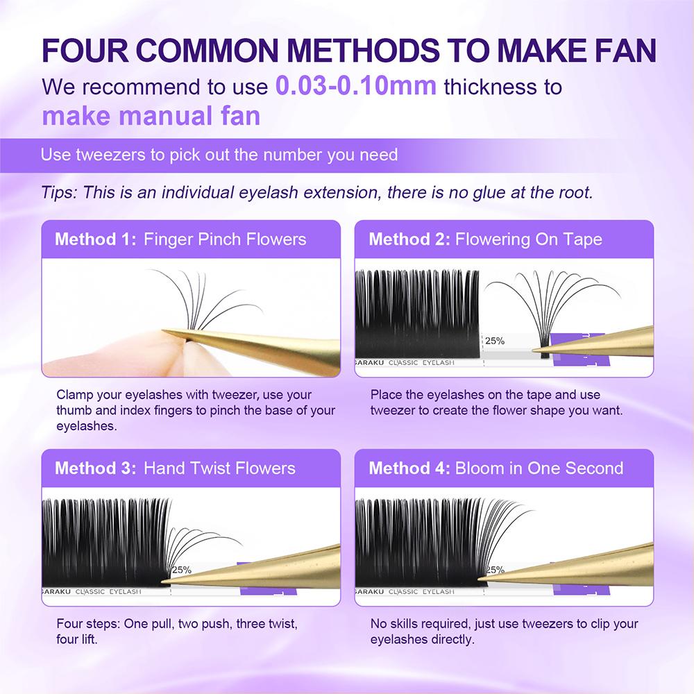 Individual Eyelash Extension Bottom Eyelash NAGARAKU 5mm 6mm Classical Individual Eyelash Extension Soft Natural