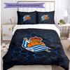 Real Sociedad FC Printed 3PCS Bedding Set Breathable Duvet Cover with Pillowcases Decorative Bed Linen for Bedroom Home
