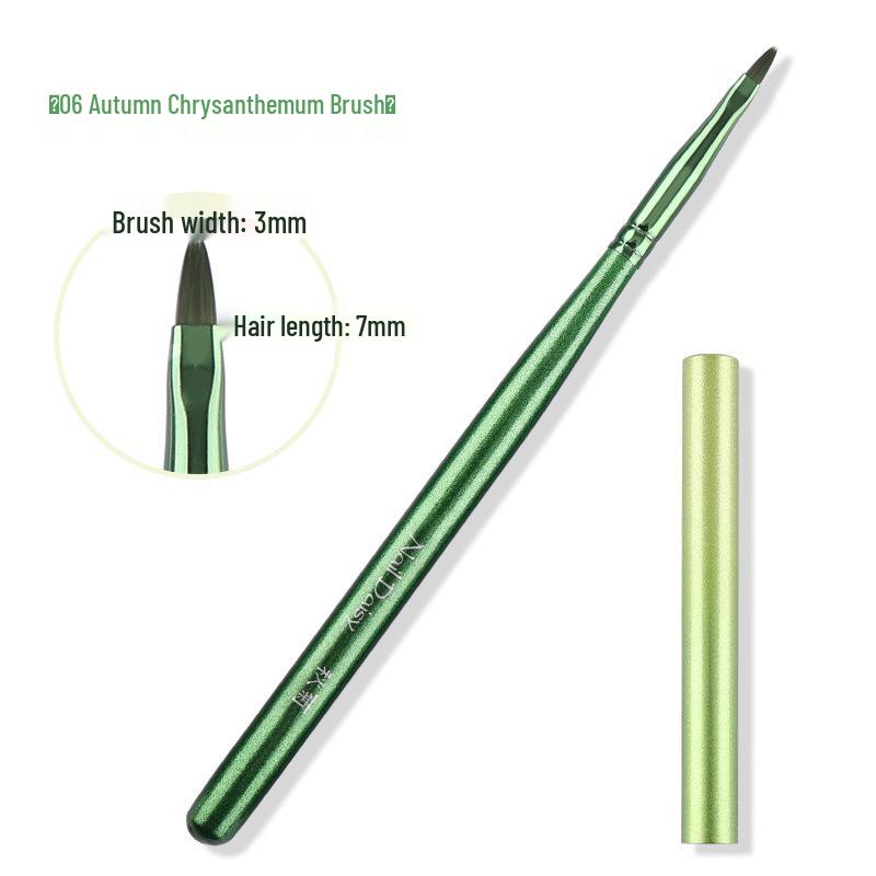 Cross-border Nail Art Brush Set: Japanese Painting, Flower Line, Square & Round Gel, Ombre Gradient Brushes.