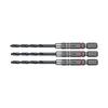VESSEL Cushion Drill Metal Work Hex Shank Bit Set 3.5mm 3 AMD3S-3.5