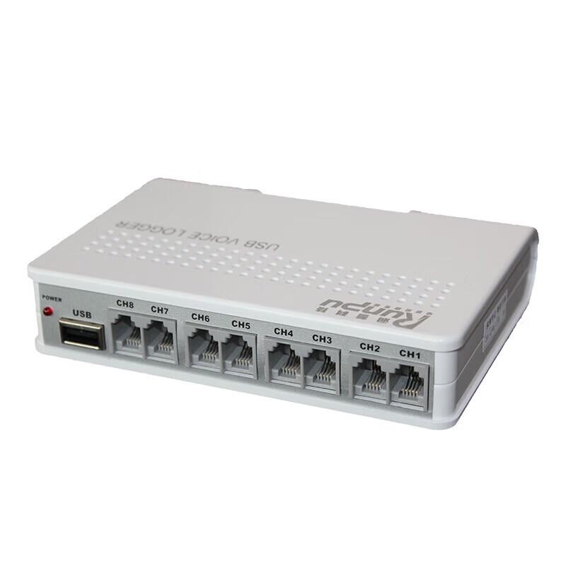 Runpu RP-RL4000T Commercial 8-Channel USB Telephone Recorder (CN version)