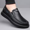 Hight Quality Casual Leather Shoes For Men New Platform Walking Brown Sneakers Male British Style Loafers Yuppie Men