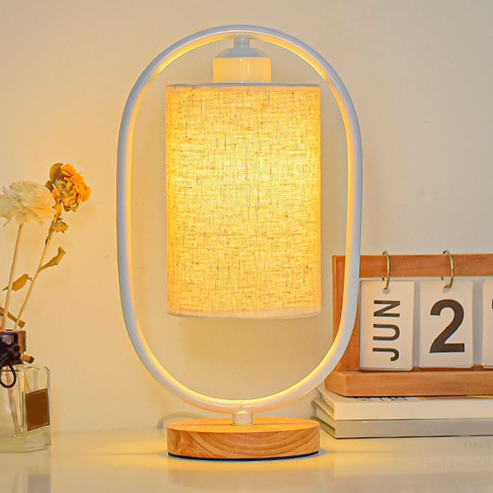 Dimmable Bedside Lamp 3 Color Temperature LED Desk Lamp Retro Table Lamp  Home