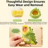Cute Parrot Warm Costume Cartoon Soft Plush Pet Bird Clothes Cold-Resistant Dinosaur Pattern Winter Pet Apparel Budgie