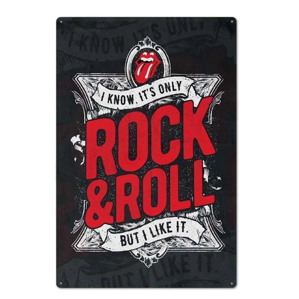 "Let The Music Be Your Master" Music Theme Metal Panel Wall Decor