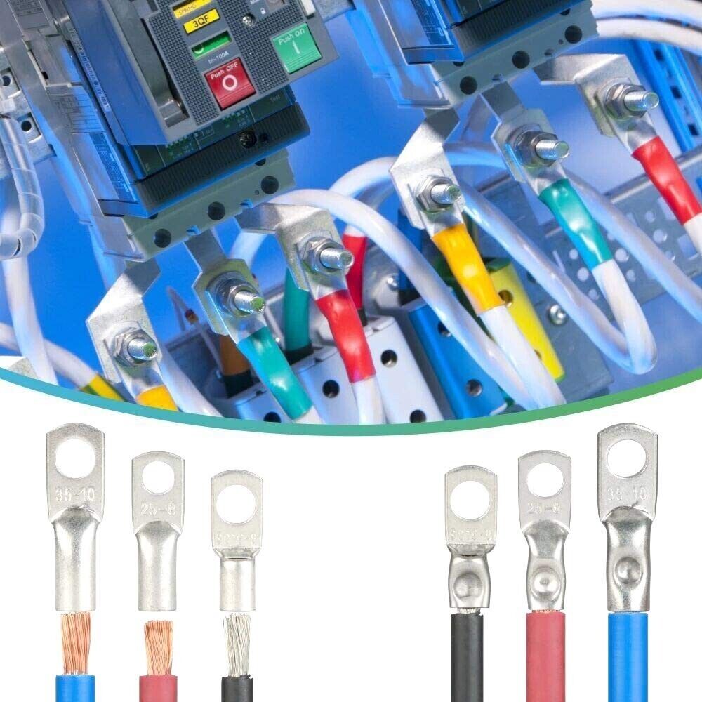 240 Buc. Papuci de Cablu Baterie Cupru Inel Terminale de Crimp Conectori Cablu Electric