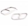For VW Touareg CR7 2018    Stainless Steel Car Rear Left Right Exhaust Muffler Pipe  Cover Decoration