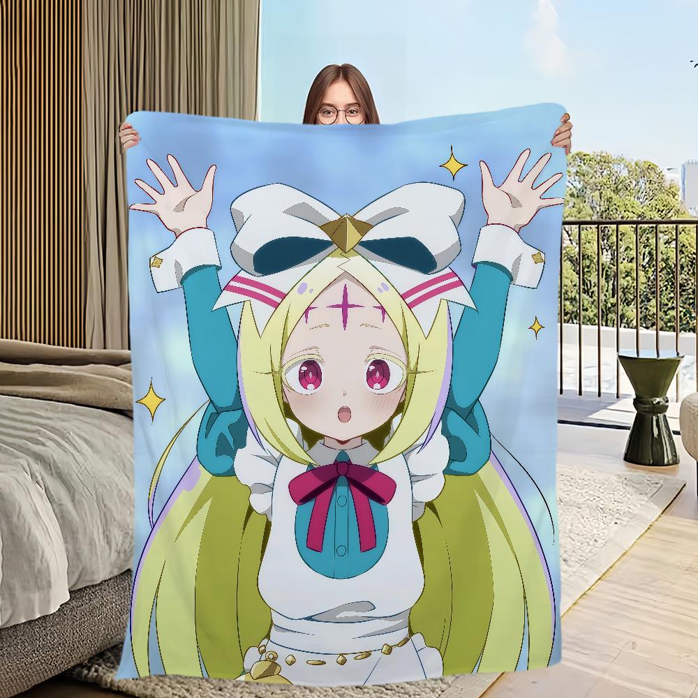 

Anime Gushing over Magical Girls Blanket Flannel warm comfort soft plush blanket for sofa living room office bedroom travel gift 75x90cm