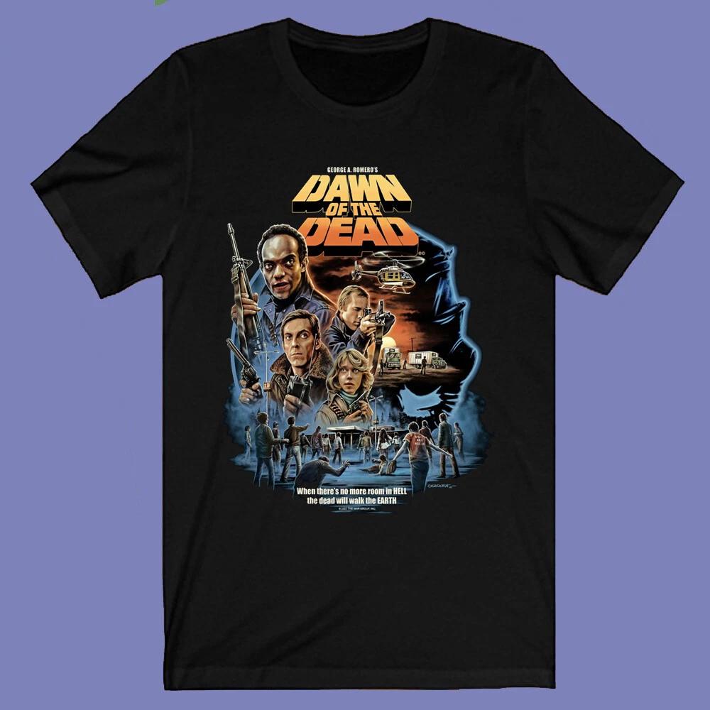 Dawn of The Dead Famous Horror Movie Men s Black Size S-3XL S