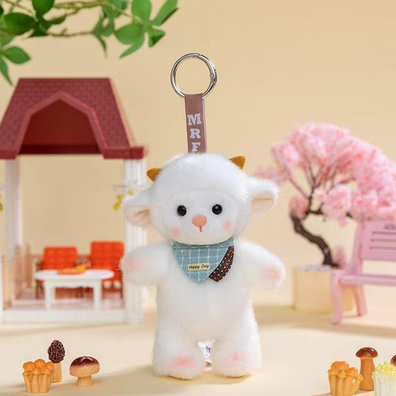 Scented Rabbit Plush Keychain - Fluffy Backpack Clip Gift