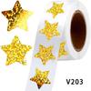 500 Self-Adhesive Laser Star Stickers (2.5cm Each) for Reward Charts and Decoration
