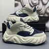 Men's Shoes Spring and Autumn 2024 New Breathable Sports and Casual Shoes Trend Versatile Thick Sole Heightening Dad Shoes