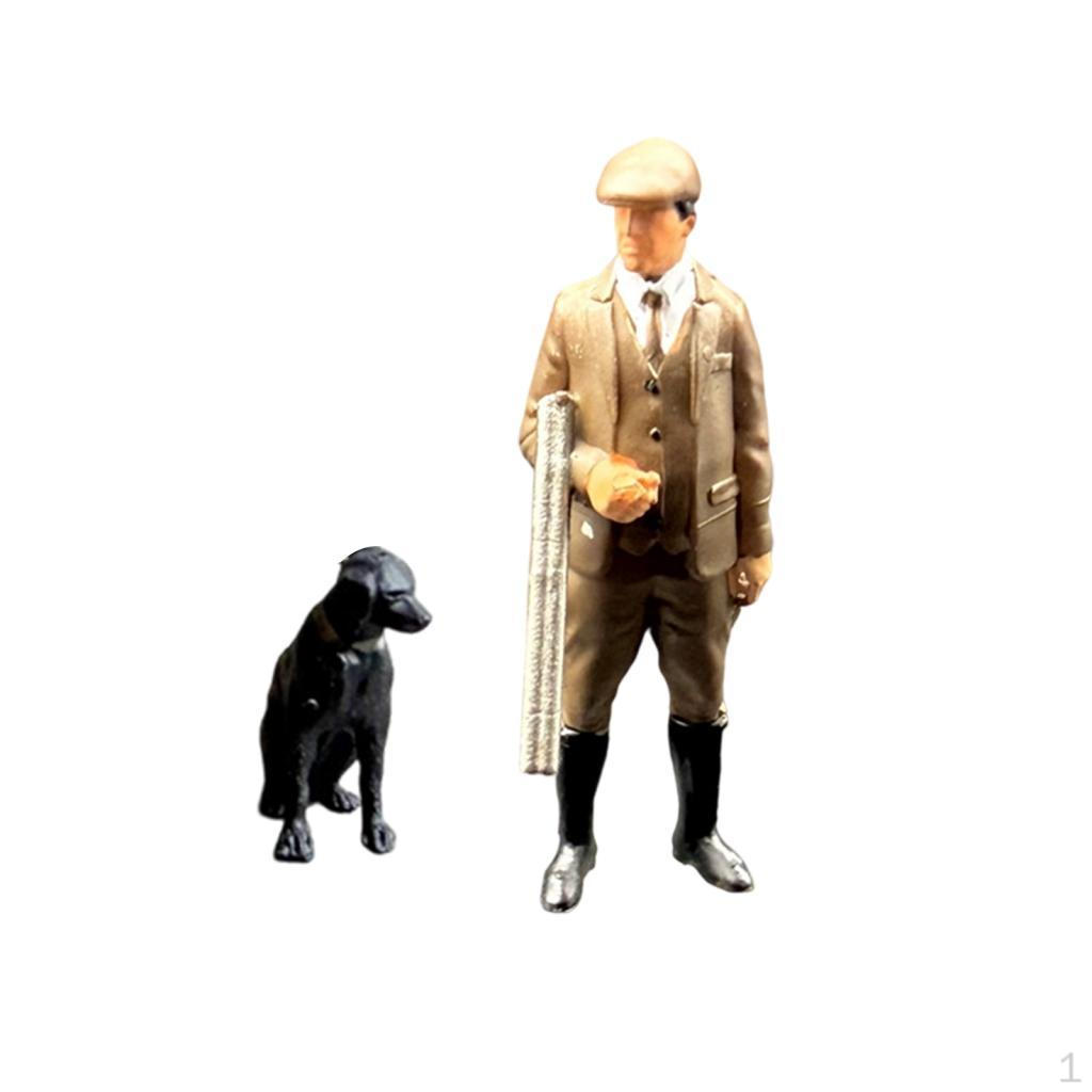 , Miniature Architectural Figure Made of Resin, Model in 1:64 Scale, for Fairy Gardens And As Table