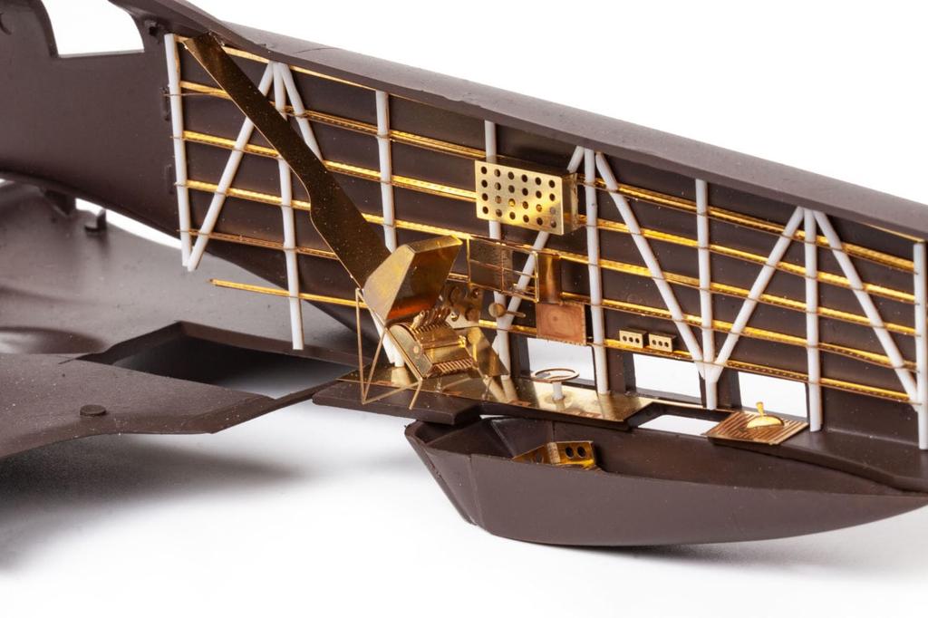 Eduard 1/48 SM.79 Sparviero Rear Fuselage Interior Etching Parts (for Eduard) Plastic Model Kit Parts EDU481131