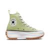 Converse Run Star Hike Plateau High Saisonale Farbe - Olive Aura Unisex Sneaker Grün Schwarz Weiß A00552C