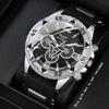 Silicone Strap Watch Fashion Casual Trend Men'S Quartz Watch Large Dial Business Men'S Watch
