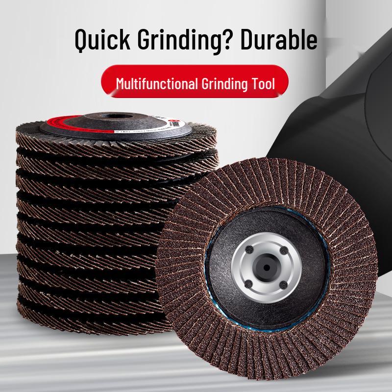 Thickened Flap Disc: Stainless Steel Grinding & Polishing Disc for 100 Angle Grinder – Plastic Cover & Flap Wheel Cutting Disc