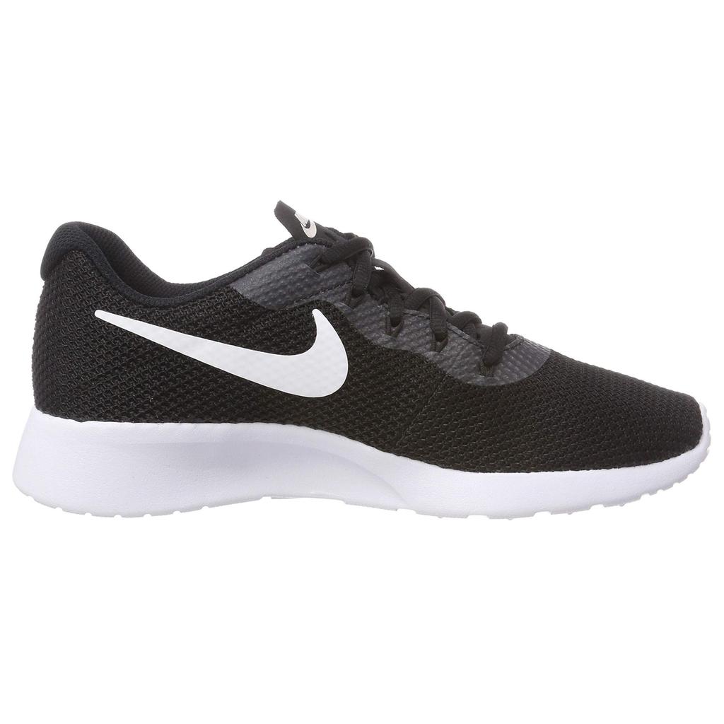 Nike Tanjun Racer Comfortable Fitness Synthetic Leather Durable Breathable Low-Top Training Running Shoes Women Sneaker Black White 921668-007