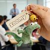 Fun Green Lizard Backpack Charm Keychain Super Cute and Funny Plush Toy Soft Stereoscopic Plush Decoration Toys Surprise Gifts