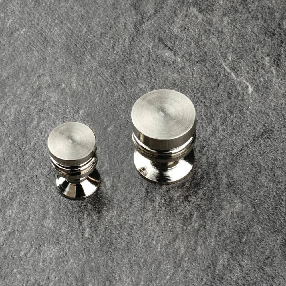 Silver Furniture Handle Single Hole Furniture Knobs Small Door Handle Cabinet Pulls Wardrobe