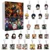 Demon Slayer Christmas Keychain Toy Gift With Acrylic Characters Accessories