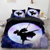 Hot Kamado Nezuko Bedding Sets Anime Demon Slayer Bedspread for Teens Girls Fashion Twin Single Queen King Full Size Duvet Cover