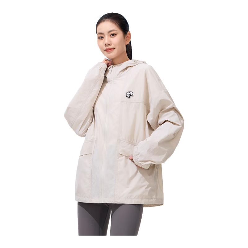 

CAMEL Panda Collaboration Unisex Waterproof Hooded Jacket M