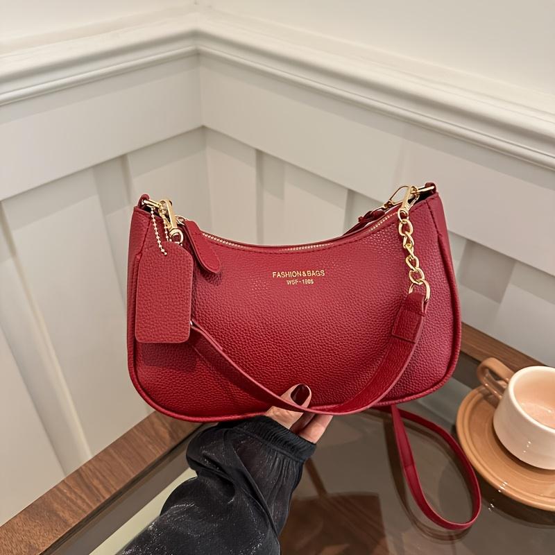 Casual and Fashi Crossbody Shoulder Bag, Adjustable Shoulder Strap, Elegant Party Carrying Underarm Bag, Vintage Women's Bags
