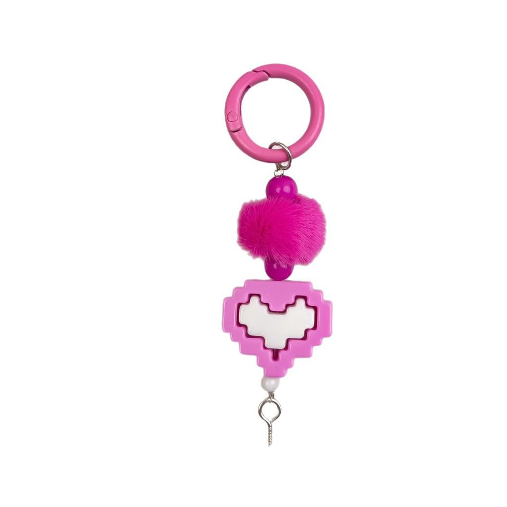 Melad Asymmetrical Cookie Bear Earring Set With Heart Charm For Women And Teens