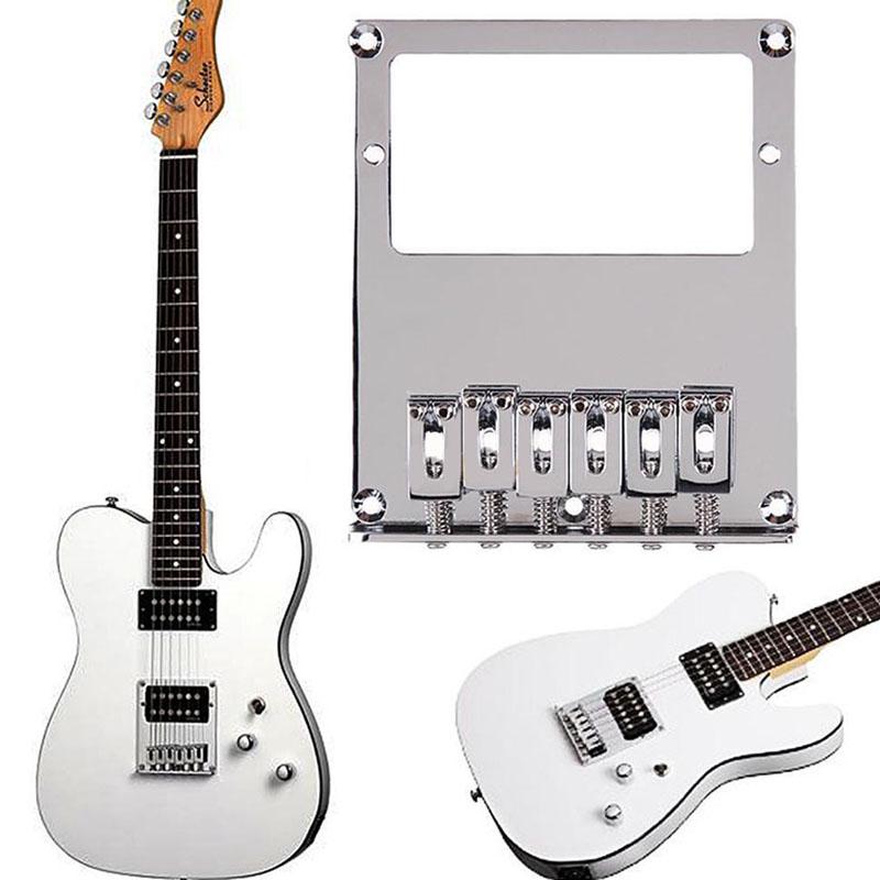 Buy BEST Tele Humbucker Guitar Bridge 6 Square Saddle Fits For
