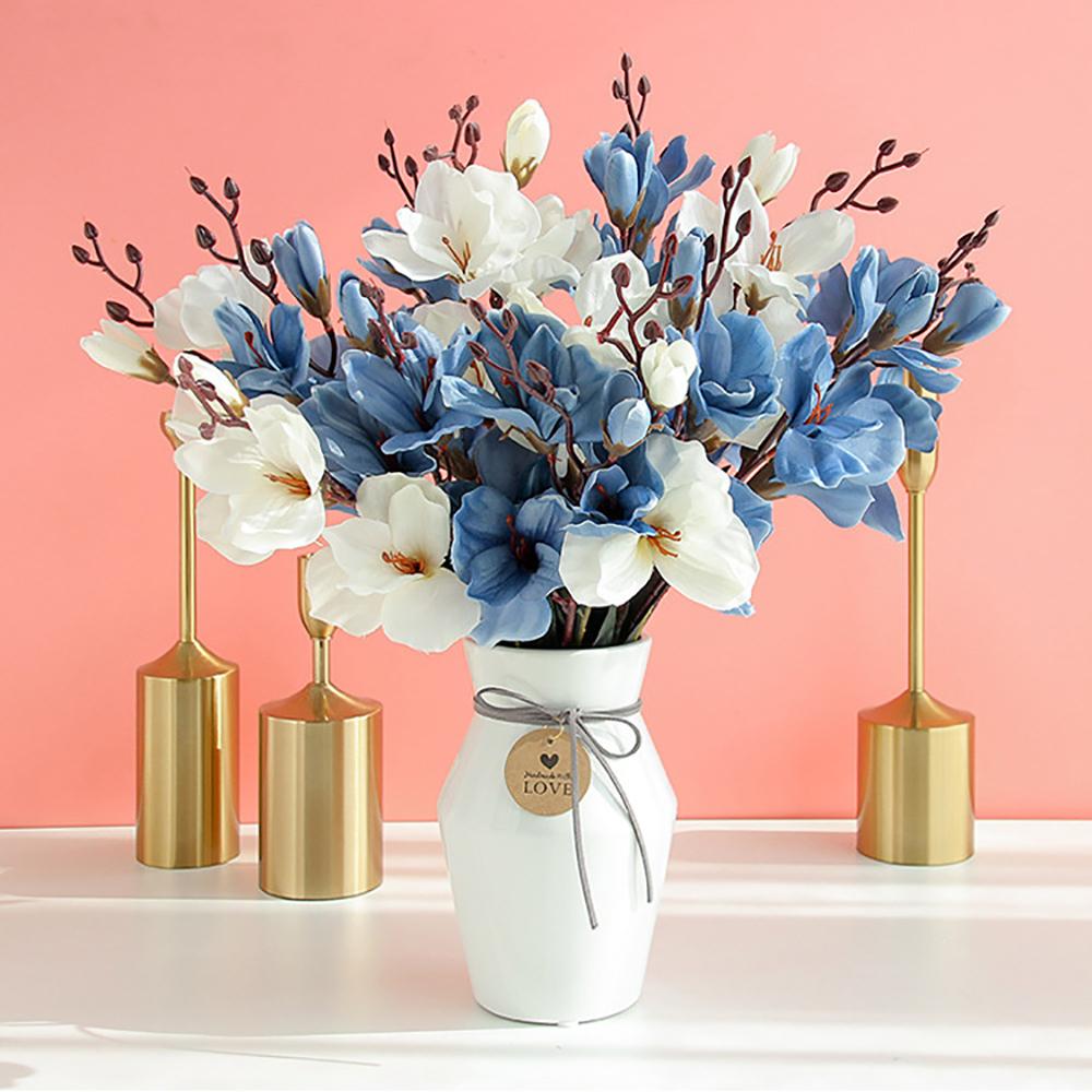 Magnolia Flower Home Decor Household Fake Flower Artificial Flower Table Decoration Wedding Bouquet